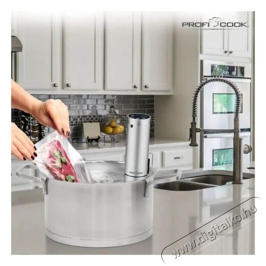 Proficook PC-SV 1159 Silber Sous vide keringetőkerék Konyhai termékek - Konyhai kisgép (sütés / főzés / hűtés / ételkészítés) - Sous Vide főző - 360581