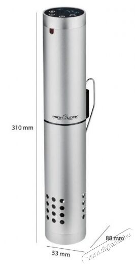 Proficook PC-SV 1159 Silber Sous vide keringetőkerék Konyhai termékek - Konyhai kisgép (sütés / főzés / hűtés / ételkészítés) - Sous Vide főző - 360581