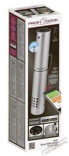 Proficook PC-SV 1159 Silber Sous vide keringetőkerék Konyhai termékek - Konyhai kisgép (sütés / főzés / hűtés / ételkészítés) - Sous Vide főző - 360581