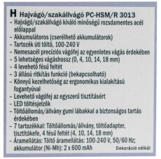 ProfiCare PC-HSM/R 3013 haj és szakállnyíró Szépségápolás / Egészség - Szőrtelenítő / borotva - Arc- és testszőrzet vágó, formázó - 347970