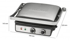 Proficook PC-KG 1029 kontaktgrill Konyhai termékek - Konyhai kisgép (sütés / főzés / hűtés / ételkészítés) - Kontakt grill sütő / sütőlap - 346148