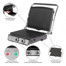 Proficook PC-KG 1029 kontaktgrill Konyhai termékek - Konyhai kisgép (sütés / főzés / hűtés / ételkészítés) - Kontakt grill sütő / sütőlap - 346148