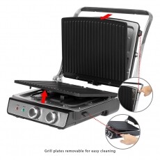 Proficook PC-KG 1029 kontaktgrill Konyhai termékek - Konyhai kisgép (sütés / főzés / hűtés / ételkészítés) - Kontakt grill sütő / sütőlap - 346148
