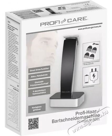 ProfiCare PC-HSM/R 3051 Haj és szakállnyíró - fekete/silver Szépségápolás / Egészség - Hajápolás - Haj / szakáll vágó, nyíró - 363820