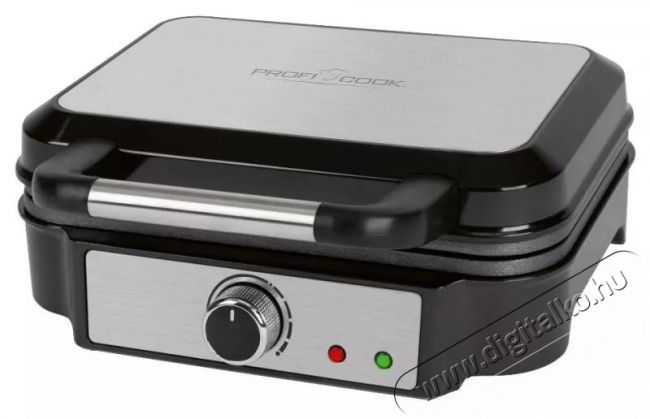 Proficook PC-WA 1240 inox gofrisütő Konyhai termékek - Konyhai kisgép (sütés / főzés / hűtés / ételkészítés) - Melegszendvics / gofri sütő - 410272