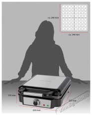 Proficook PC-WA 1241 inox gofrisütő Konyhai termékek - Konyhai kisgép (sütés / főzés / hűtés / ételkészítés) - Melegszendvics / gofri sütő - 410273