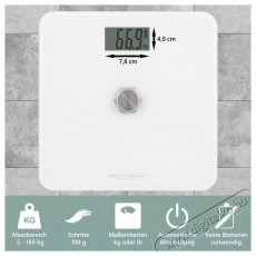 ProfiCare PC-PW 3112 fehér személymérleg Szépségápolás / Egészség - Mérleg - Személy mérleg - 493451