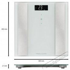 ProfiCare PC-PW 3007 személymérleg - fehér Szépségápolás / Egészség - Mérleg - Személy mérleg - 347981