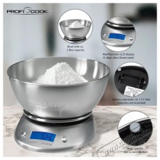 Proficook PC-KW 1040 tálas konyhai mérleg Konyhai termékek - Konyhai mérleg - 348003