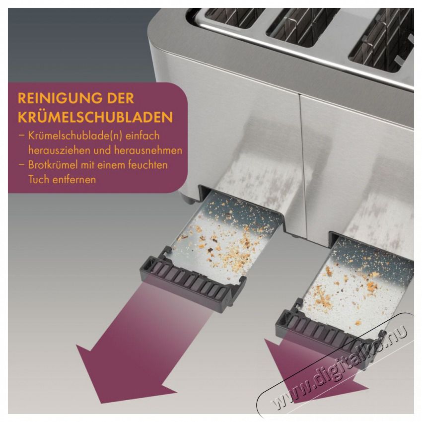 Proficook PC-TA 1252 inox keny&eacute;rpir&iacute;t&oacute; Konyhai term&eacute;kek - Konyhai kisg&eacute;p (s&uuml;t&eacute;s / főz&eacute;s / hűt&eacute;s / &eacute;telk&eacute;sz&iacute;t&eacute;s) - Keny&eacute;rpir&iacute;t&oacute; - 513295