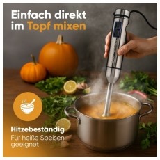 Proficook PC-SM 1317 botmixer rozsdamentes ac&eacute;l Konyhai term&eacute;kek - Konyhai kisg&eacute;p (elők&eacute;sz&iacute;t&eacute;s / feldolgoz&aacute;s) - Botmixer - 531151