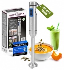 Proficook PC-SM 1317 botmixer rozsdamentes ac&eacute;l Konyhai term&eacute;kek - Konyhai kisg&eacute;p (elők&eacute;sz&iacute;t&eacute;s / feldolgoz&aacute;s) - Botmixer - 531151