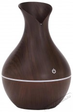 Pronett XJ4874 Ultrahangos párásító, 200 ml, sötétbarna Szépségápolás / Egészség - Légtisztító / párásító / párátlanító - Párásító - 525700