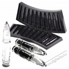 Pronett XJ5380 T&ouml;lt&eacute;ny alak&uacute; j&eacute;gkocka forma, fekete, 10 db-os - Konyhai term&eacute;kek - Egy&eacute;b / Konyhai kieg&eacute;sz&iacute;tő - 529904