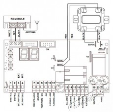 Proteco TECNO T011AOD Kétmotoros vezérlés Háztartás / Otthon / Kültér - Biztonságtechnika - Kiegészítő - 404004
