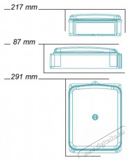 Proteco TECNO T011AOD Kétmotoros vezérlés Háztartás / Otthon / Kültér - Biztonságtechnika - Kiegészítő - 404004