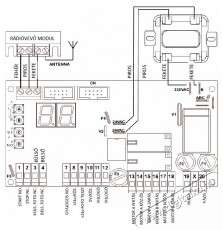 Proteco TECNO T011AOD Kétmotoros vezérlés Háztartás / Otthon / Kültér - Biztonságtechnika - Kiegészítő - 404004
