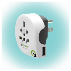 Q2POWER Q2 Power Q2WUS-USB Világ - USA USB utazó adapter Háztartás / Otthon / Kültér - Világítás / elektromosság - Hálózati elosztó / hosszabbító / adapter - 466074