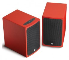 Q Acoustics Media BT3 hangsugárzó - piros /pár Audio-Video / Hifi / Multimédia - Hangfal - Hangfalszett - Álló / front hangfal - 292332