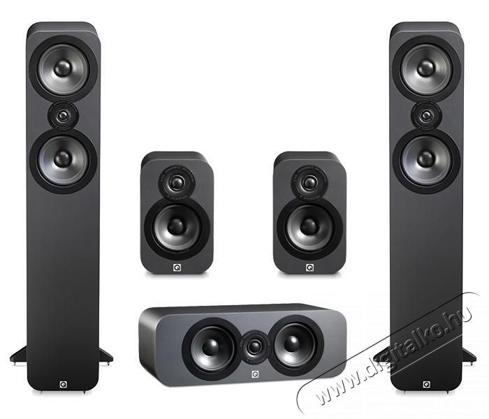Q Acoustics QA3050i hangfalszett (QA3050i+3010i+3090C) + Ajándék 3070S mélynyomó - fekete Audio-Video / Hifi / Multimédia - Hangfal - Hangfalszett - Hangfalszett - 293975