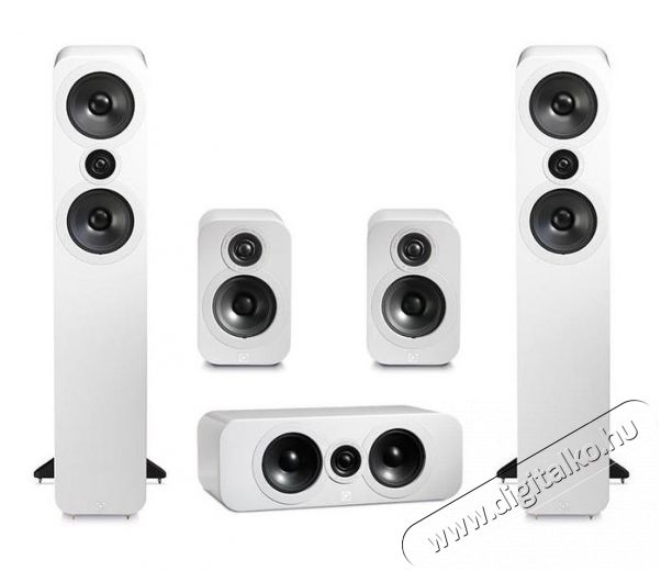 Q Acoustics QA3050i hangfalszett (QA3050i+3010i+3090C) + Ajándék 3070S mélynyomó - zongoralakk fehér Audio-Video / Hifi / Multimédia - Hangfal - Hangfalszett - Hangfalszett - 293974