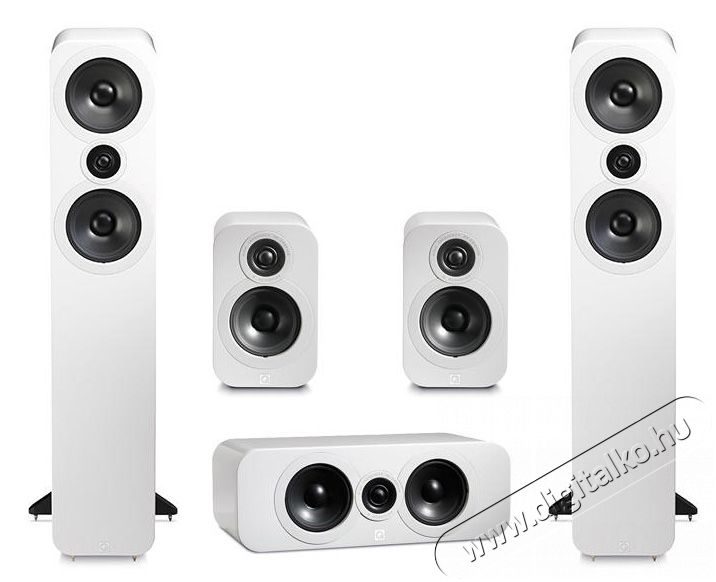 Q Acoustics QA3050i (QA3050i + 3010i + 3090C) hangfalszett - fehér Audio-Video / Hifi / Multimédia - Hangfal - Hangfalszett - Hangfalszett - 287809