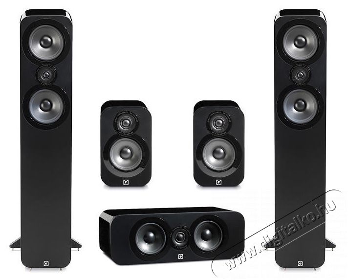 Q Acoustics QA3050i (QA3050i + 3010i + 3090C) hangfalszett - fekete Audio-Video / Hifi / Multimédia - Hangfal - Hangfalszett - Hangfalszett - 296088
