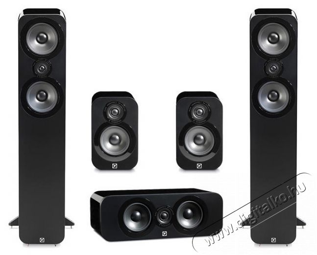 Q Acoustics QA3050i (QA3050i + 3010i + 3090C) hangfalszett - fekete Audio-Video / Hifi / Multimédia - Hangfal - Hangfalszett - Hangfalszett - 296088