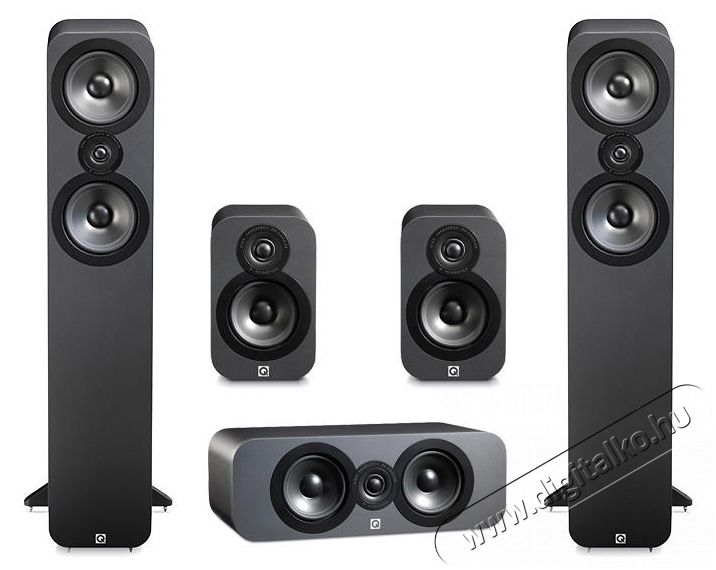 Q Acoustics QA3050i (QA3050i + 3010i + 3090C) hangfalszett - grafit Audio-Video / Hifi / Multimédia - Hangfal - Hangfalszett - Hangfalszett - 296089