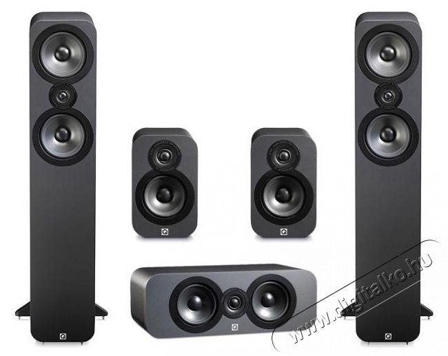 Q Acoustics QA3050i (QA3050i + 3010i + 3090C) hangfalszett - grafit Audio-Video / Hifi / Multimédia - Hangfal - Hangfalszett - Hangfalszett - 296089
