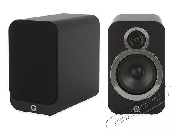 Q Acoustics QA 3020i polc hangsugárzó /pár - fekete Audio-Video / Hifi / Multimédia - Hangfal - Hangfalszett - Polc / állványos/ háttér hangsugárzó - 353134