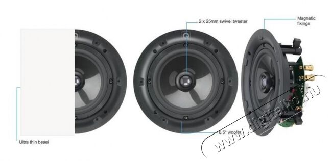 Q Acoustics QI1140 (QI65SP) beépíthető hangsugárzó /pár  Audio-Video / Hifi / Multimédia - Hangfal - Hangfalszett - Beépíthető hangsugárzó - 292260