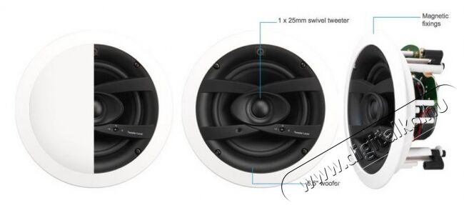 Q Acoustics QI1050 beépíthető hangsugárzó /pár  Audio-Video / Hifi / Multimédia - Hangfal - Hangfalszett - Beépíthető hangsugárzó - 292307