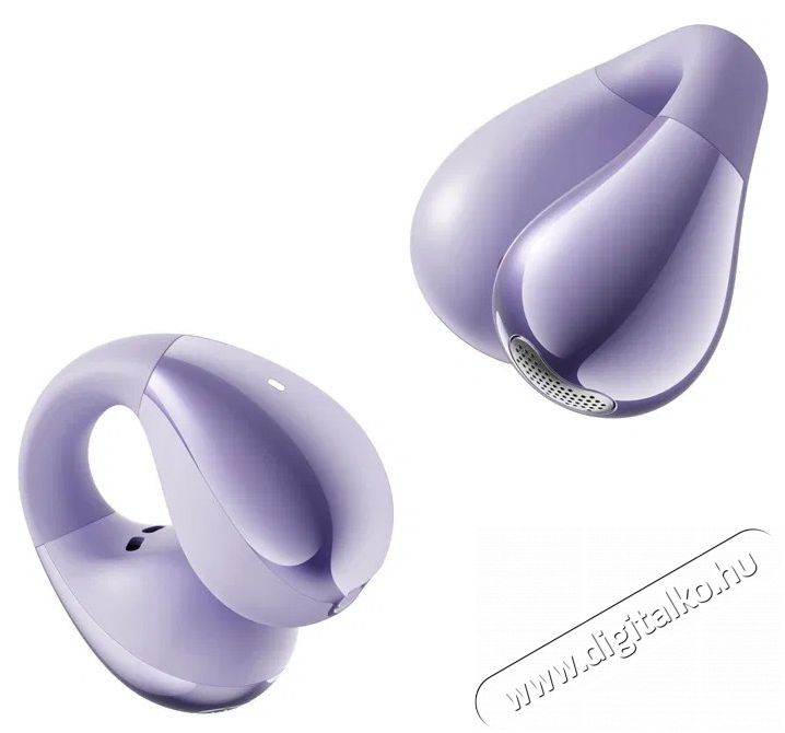 QCY QT33 AilyBuds Clear Purple Audio-Video / Hifi / Multim&eacute;dia - F&uuml;l &eacute;s Fejhallgat&oacute;k - F&uuml;lhallgat&oacute; mikrofonnal / headset - 510184