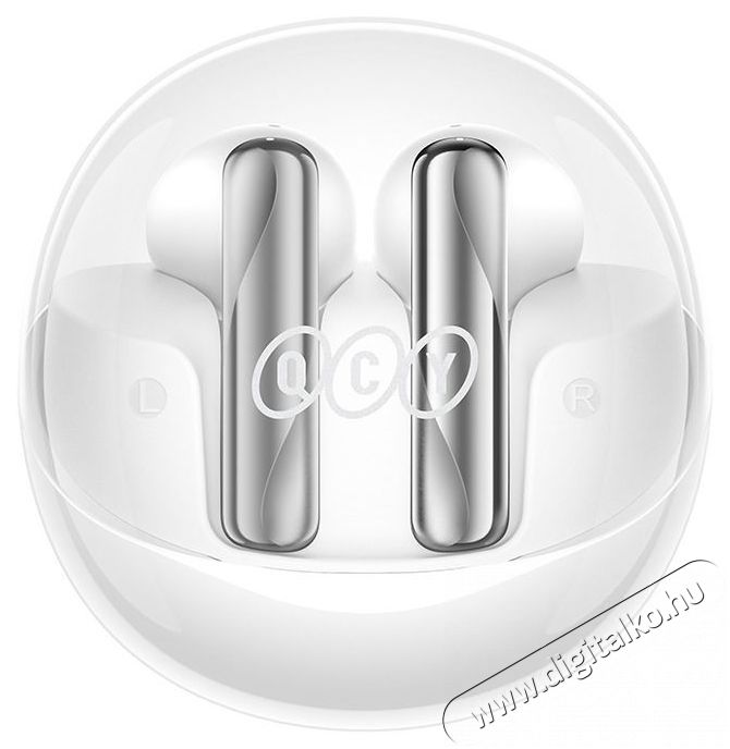 QCY Alibuds Clear White Audio-Video / Hifi / Multim&eacute;dia - F&uuml;l &eacute;s Fejhallgat&oacute;k - F&uuml;lhallgat&oacute; mikrofonnal / headset - 519089