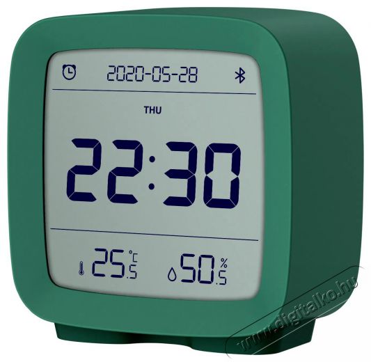 QINGPING  Bluetooth Alarm clock (Temperature & RH monitor) - green H&aacute;ztart&aacute;s / Otthon / K&uuml;lt&eacute;r - &Oacute;ra - &Eacute;bresztő&oacute;ra - 519605