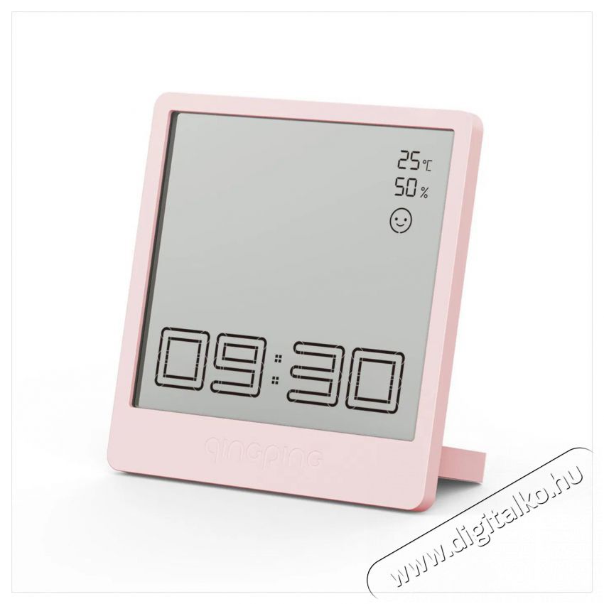 QINGPING  Bluetooth Clock - pink H&aacute;ztart&aacute;s / Otthon / K&uuml;lt&eacute;r - &Oacute;ra - &Eacute;bresztő&oacute;ra - 519607