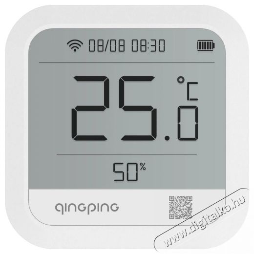 QINGPING  Temperature & RH Monitor Pro S Wi-Fi Háztartás / Otthon / Kültér - Lakásfelszerelés - Hőmérő / barométer - 519610