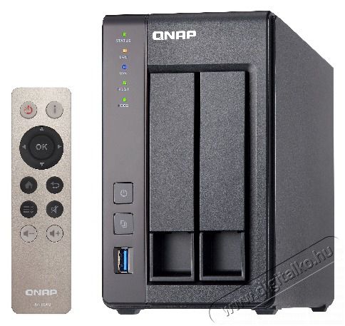 QNAP TS-251+-8G 2x SSD/HDD NAS Meghajtó Iroda és számítástechnika - Adattároló / merevlemez - Kiegészítő - 396765