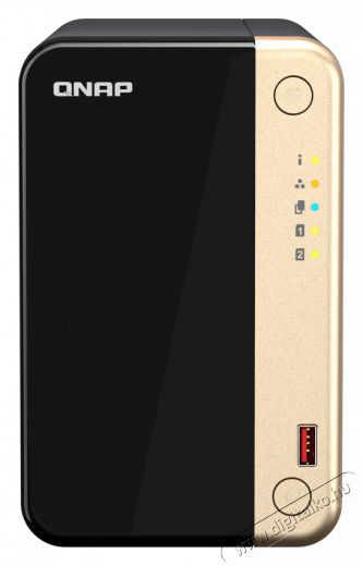 QNAP NAS 2 fiókos Celeron N5095 4x2,9GHz, 8GB RAM, 2x2500Mbps, HDMI 2.1, 2xM.2 2280 Slot, 2xUSB3.2Gen2 - TS-264-8G Iroda és számítástechnika - Asztali számítógép - 501192