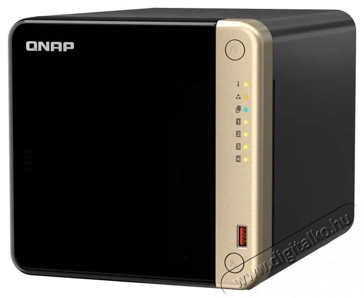 QNAP NAS QNAP TS-464-8G Iroda &eacute;s sz&aacute;m&iacute;t&aacute;stechnika - H&aacute;l&oacute;zat - H&aacute;l&oacute;zati kieg&eacute;sz&iacute;tő - 532680