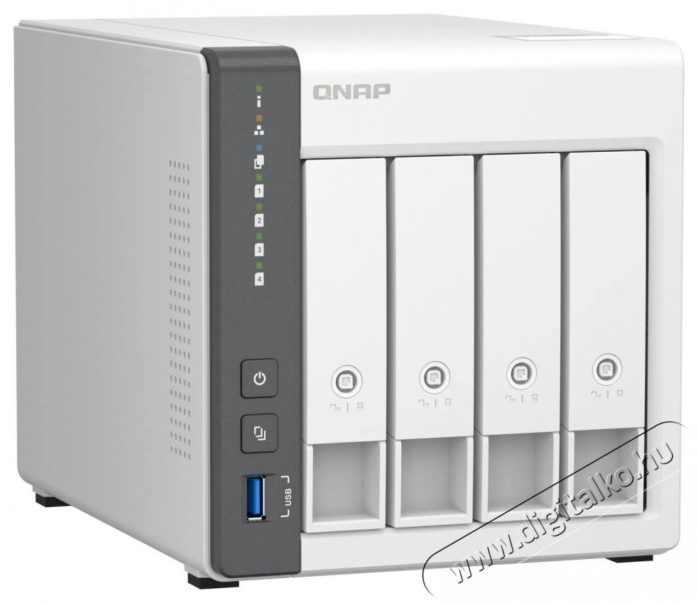 QNAP TS-433-4G NAS Iroda &eacute;s sz&aacute;m&iacute;t&aacute;stechnika - Adatt&aacute;rol&oacute; / merevlemez - Kieg&eacute;sz&iacute;tő - 532678