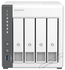 QNAP TS-433-4G NAS Iroda &eacute;s sz&aacute;m&iacute;t&aacute;stechnika - Adatt&aacute;rol&oacute; / merevlemez - Kieg&eacute;sz&iacute;tő - 532678