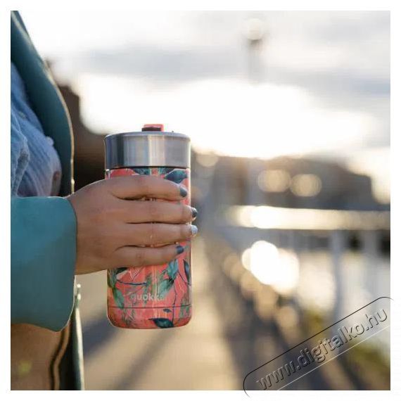 Quokka  termob&ouml;gre Boost szűrővel, 400 ml, exotic pink Konyhai term&eacute;kek - Ed&eacute;ny - Termosz - 525717