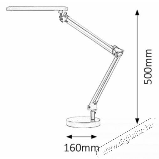 R&Aacute;BALUX Colin, &iacute;r&oacute;asztali l&aacute;mpa, LED fekete H&aacute;ztart&aacute;s / Otthon / K&uuml;lt&eacute;r - Vil&aacute;g&iacute;t&aacute;s / elektromoss&aacute;g - Asztali l&aacute;mpa - 443898