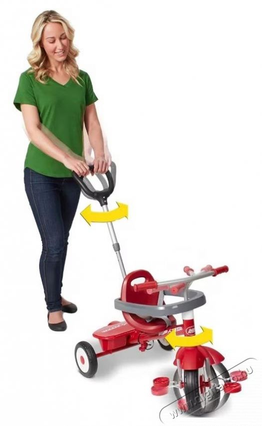 Radio Flyer 3-in-1 tricikli, Stroll N Trike, Piros H&aacute;ztart&aacute;s / Otthon / K&uuml;lt&eacute;r - J&aacute;t&eacute;k / Sport - Szabadt&eacute;ri j&aacute;t&eacute;k - 535628