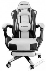 Raidmax Drakon DK709 fehér / fekete gamer szék Iroda és számítástechnika - Egyéb számítástechnikai termék - 396107
