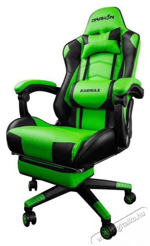 Raidmax Drakon DK709 z&ouml;ld gamer sz&eacute;k Iroda &eacute;s sz&aacute;m&iacute;t&aacute;stechnika - Egy&eacute;b sz&aacute;m&iacute;t&aacute;stechnikai term&eacute;k - 396103