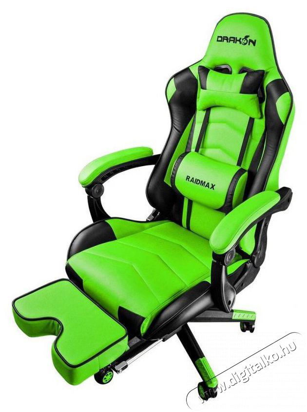 Raidmax Drakon DK709 z&ouml;ld gamer sz&eacute;k Iroda &eacute;s sz&aacute;m&iacute;t&aacute;stechnika - Egy&eacute;b sz&aacute;m&iacute;t&aacute;stechnikai term&eacute;k - 396103
