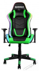 Raidmax Drakon DK925 fekete / zöld ARGB gamer szék Iroda és számítástechnika - Egyéb számítástechnikai termék - 396104